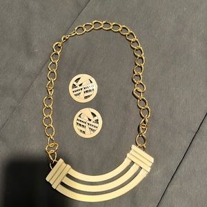 Earrings and necklace set